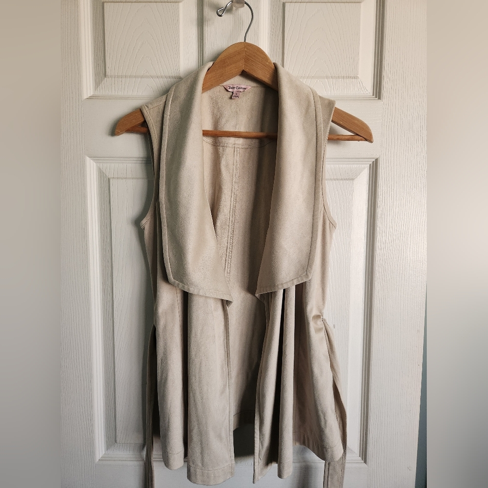 Juicy Couture faux suede vest